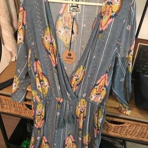 Jaase floral palazzo jumpsuit. Wide legs